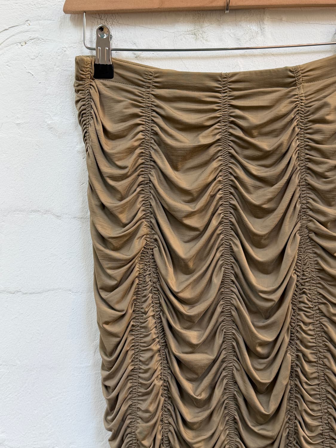 Donna Karan 도나 카란 러쉬드 주름 스커트 P 상품이미지2