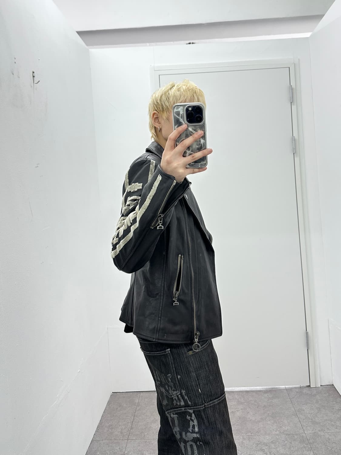 ITALY TENAX vera pelle leather fur arms  상품이미지3