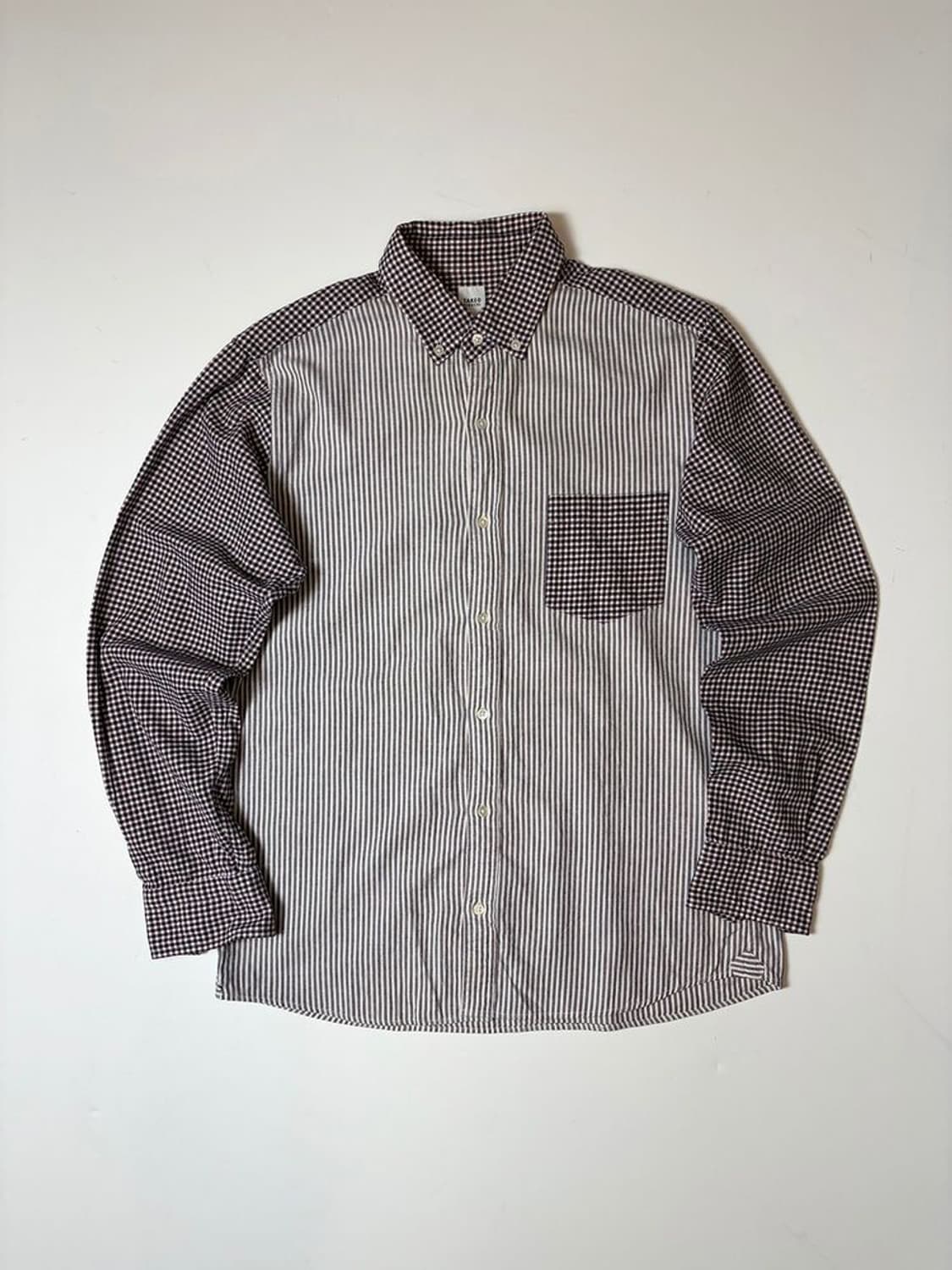 타케오키쿠치 00's 배색 체크 포켓 셔츠 PN9236 상품이미지1