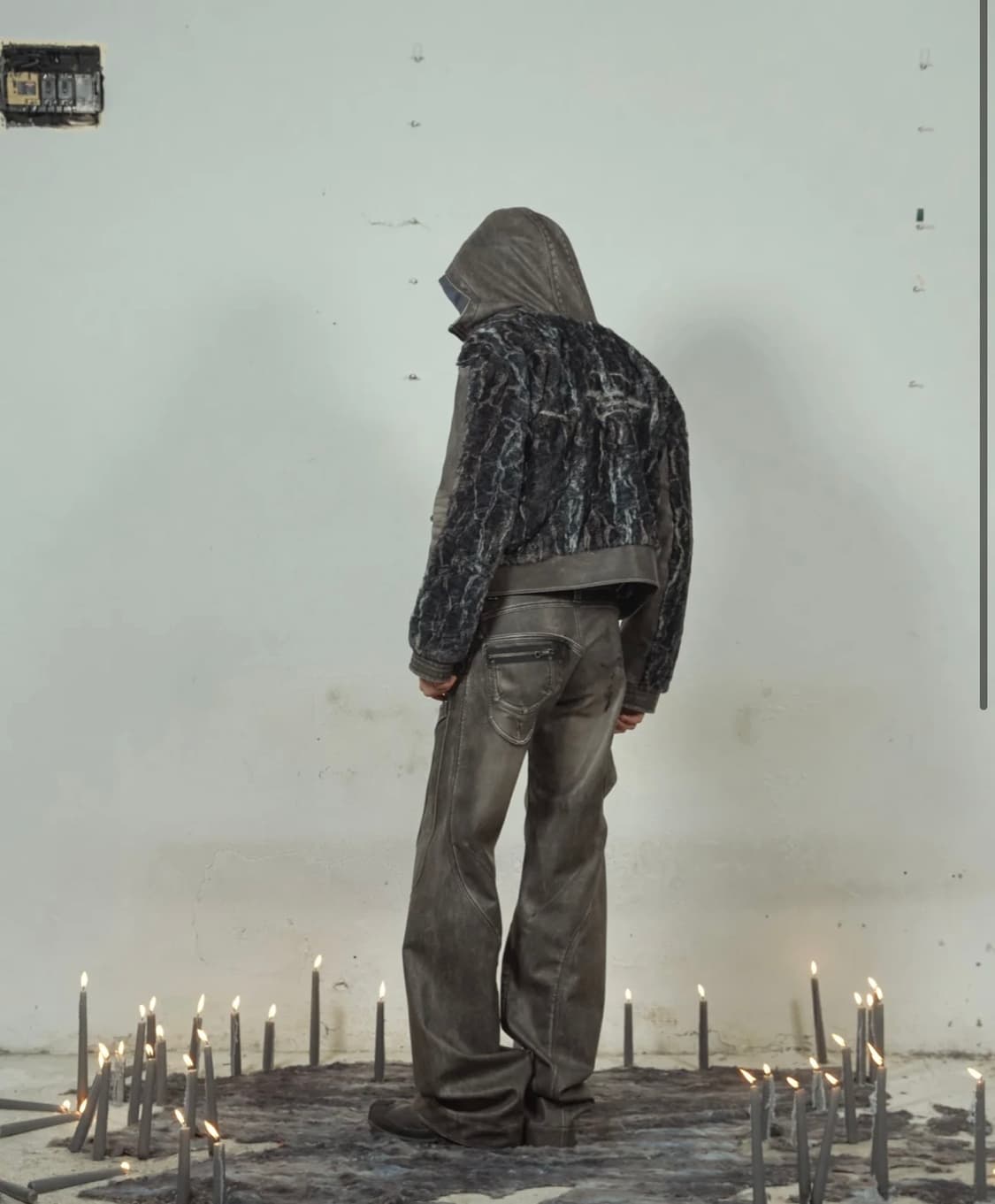 Aesynctx Swamp faux leather jacket M 상품이미지5