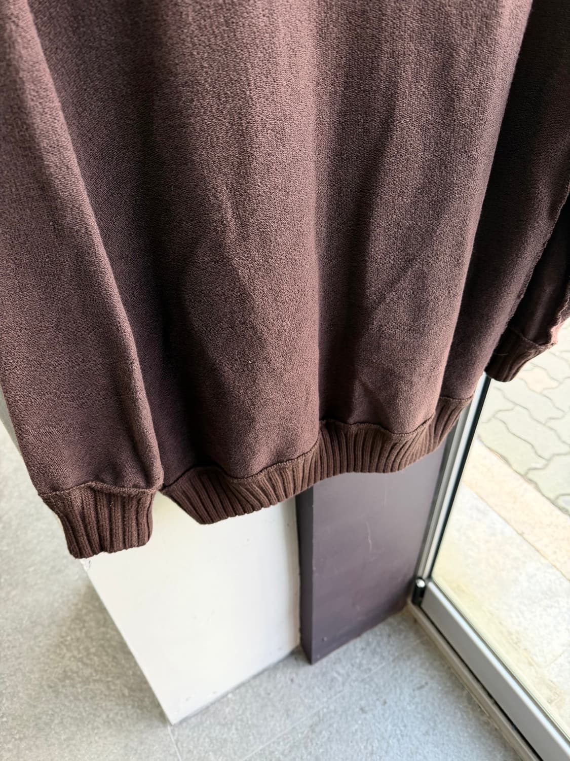 L/ 돌체앤가바나 아가일 백패치 니트 집업 상품이미지7