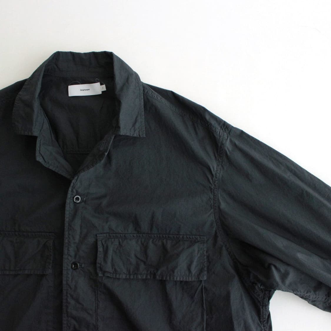 GARMENT DYED TYPEWRITER FATIGUE SHIRT 상품이미지2