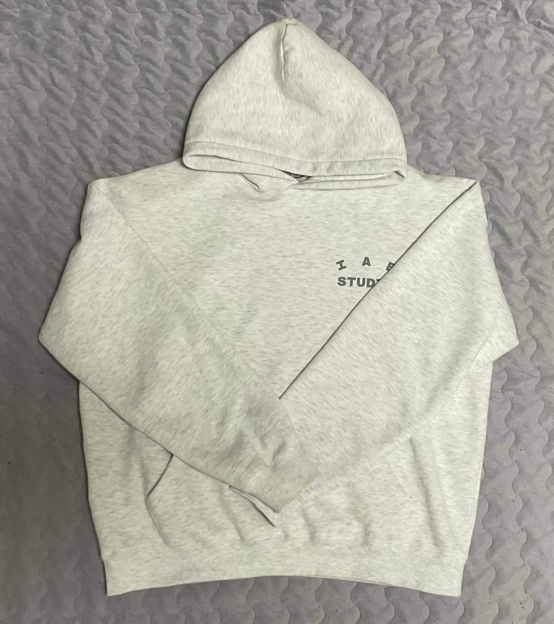 아이앱 스튜디오 라이트 그레이 후드티(XL) 상품이미지1
