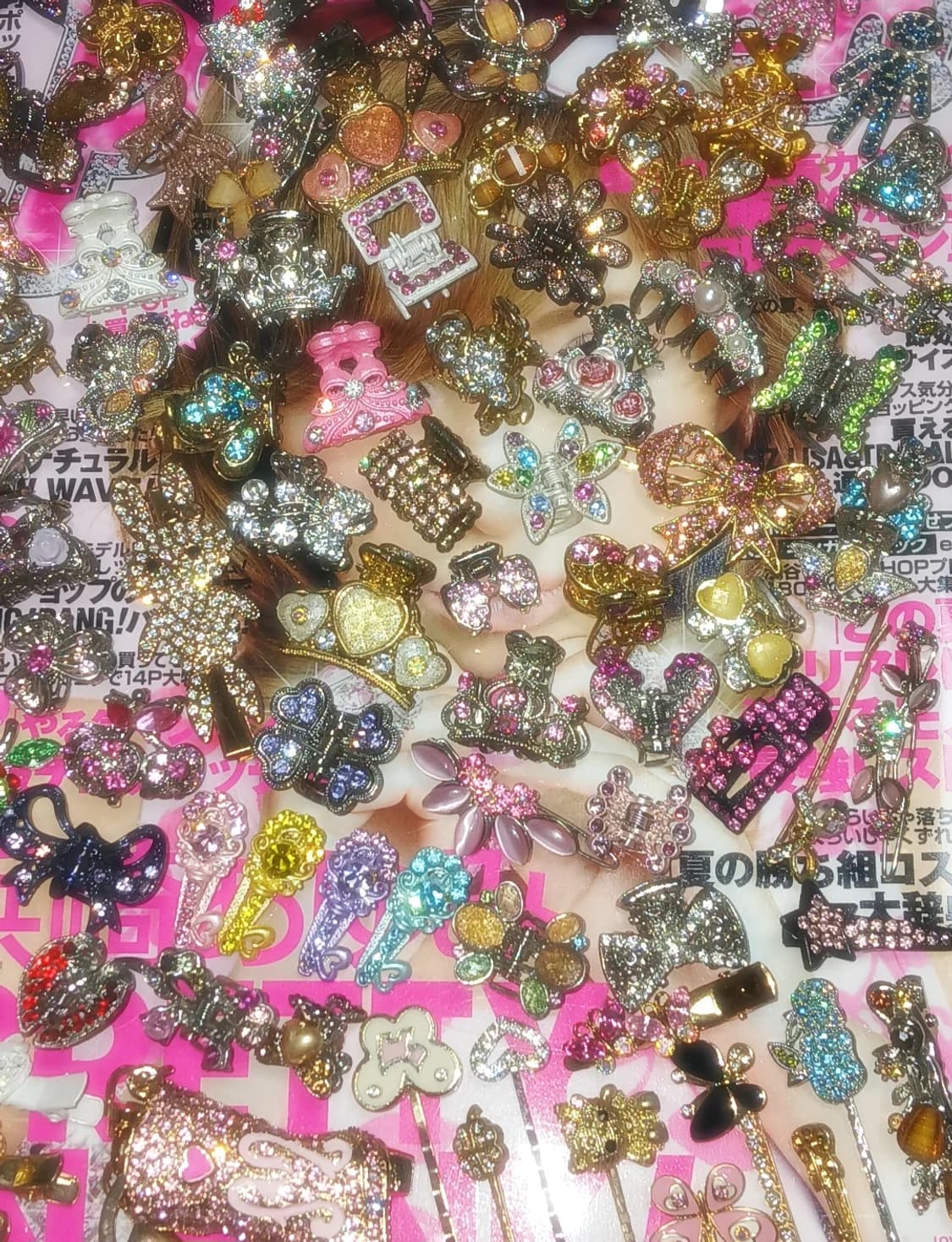 빈티지 갸루 큐빅삔 판매합니다 ♥︎ 상품이미지1