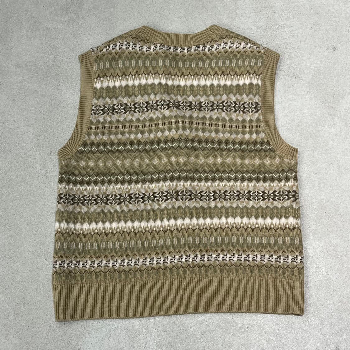 아쿠아스큐텀 페어아일 니트베스트 s09802 상품이미지2