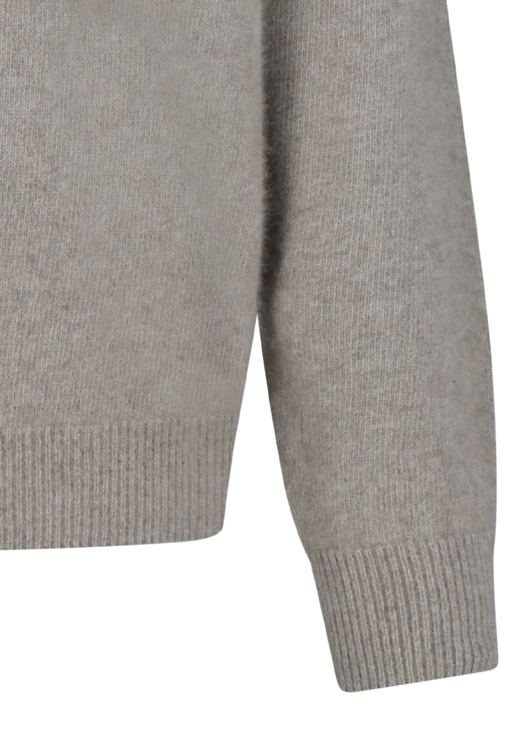 (S) 아모멘토 라쿤 브이넥 니트 배이지 상품이미지5