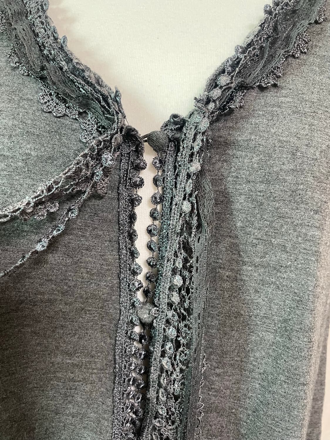 boho lace layered vest 상품이미지6