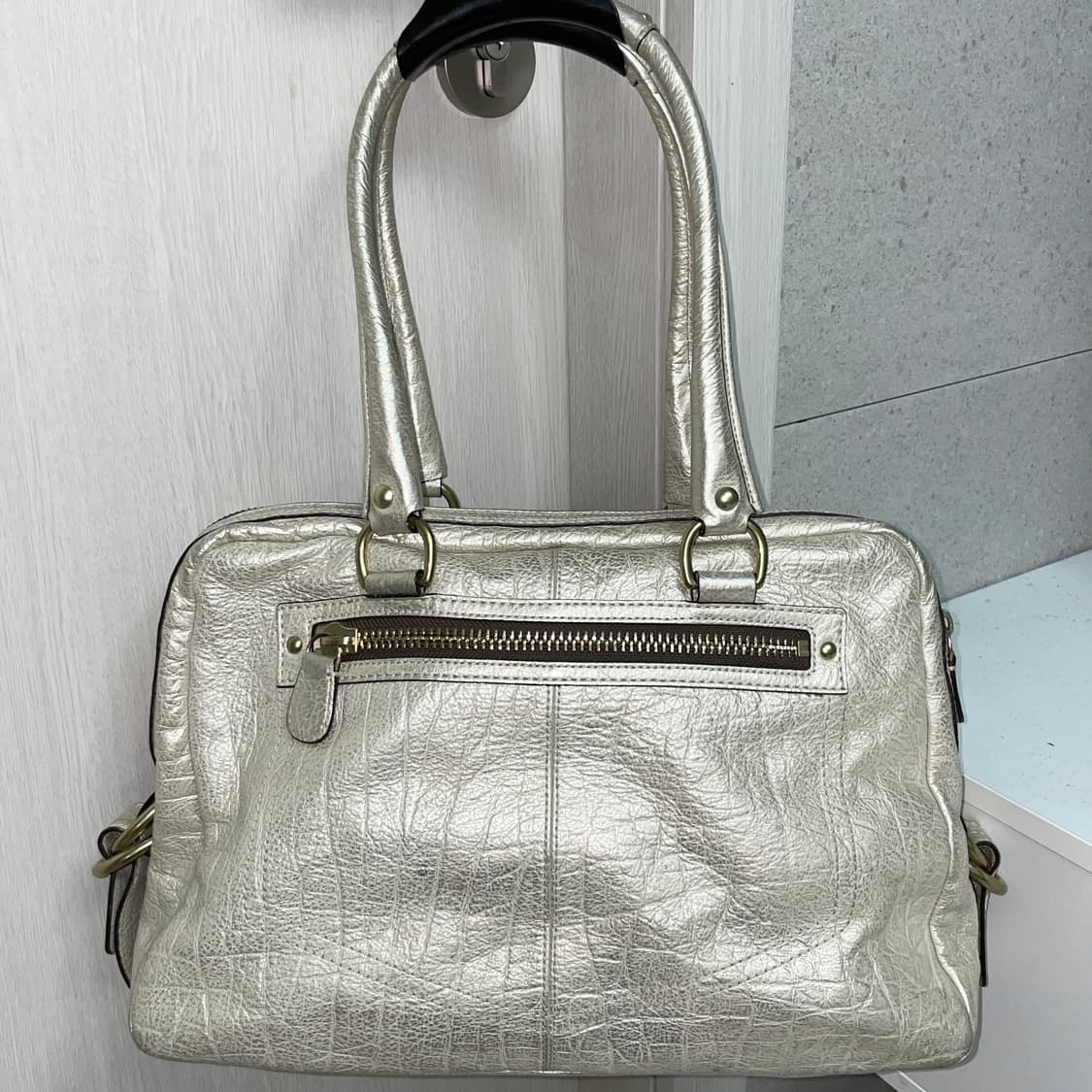 (희귀)20s y2k 코치 레거시 리미티드 실버백/코치 보스턴 샴페인실버 상품이미지2