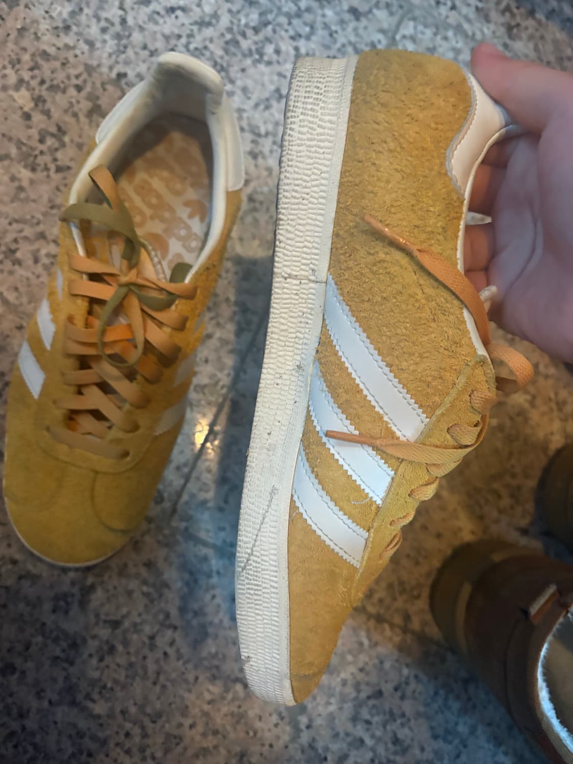 아디다스 스페지알 핸드볼 옐로우 크림 화이트 상품이미지7