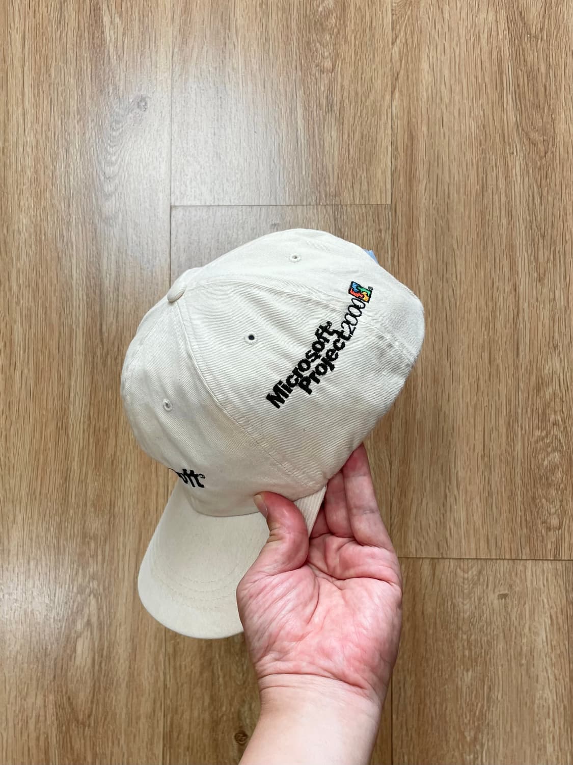 y2k 00s 마이크로소프트 윈도우 비슬로 프로젝트 빈티지 볼캡 모자 상품이미지4