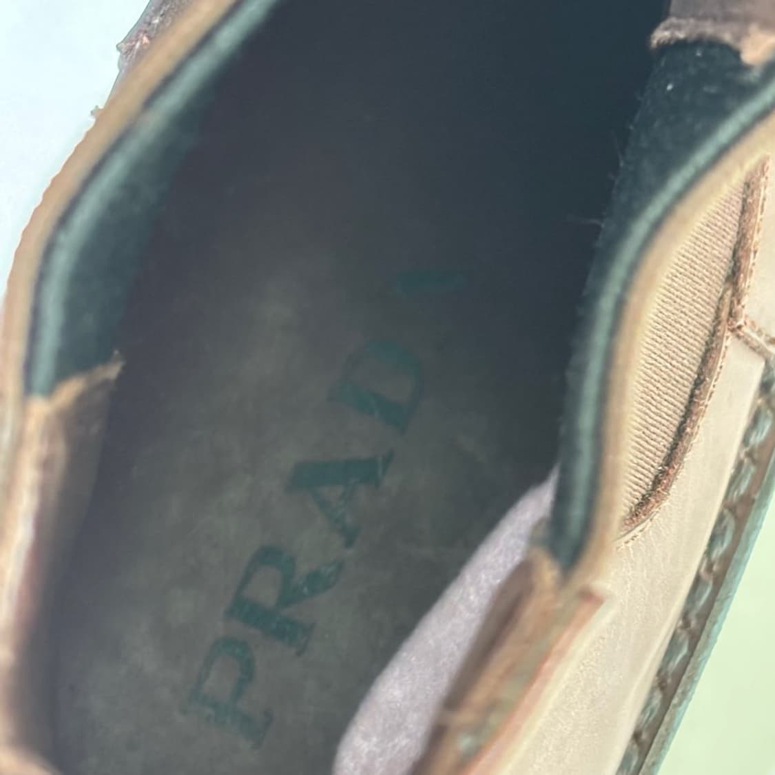 프라다 첼시 부츠 브라운 상품이미지5