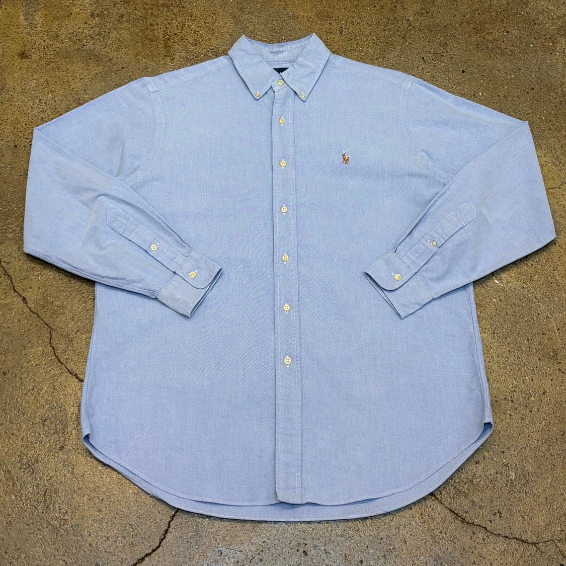 새상품급 90s 미국 빈티지 폴로랄프로렌 옥스포드 긴팔 셔츠 상품이미지1