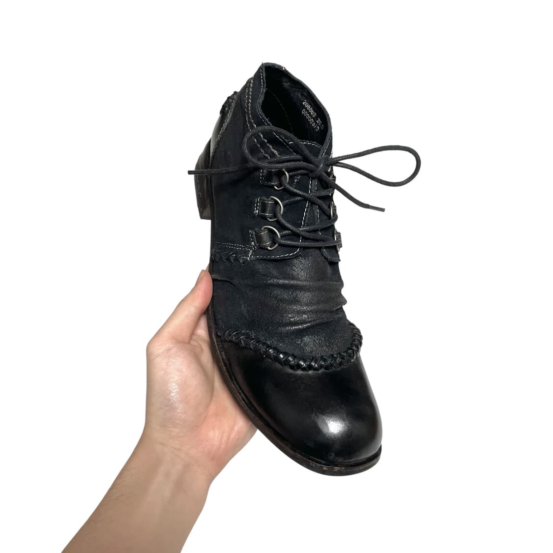 훕데두 주름가공 워싱슈즈  상품이미지5