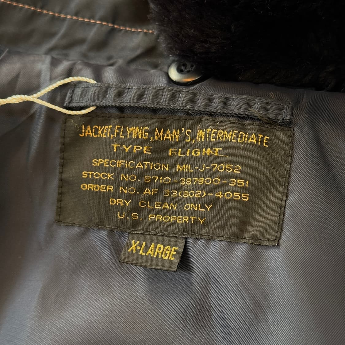 CAMO LAND 밀리터리 B15 USAF 플라이트 자켓 XL 상품이미지8