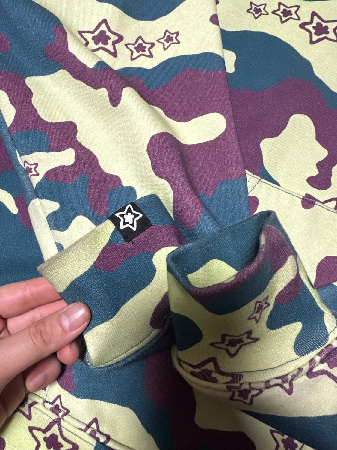 [M] 스타팀 STAR CAMO FULL ZIP HOODIE 스타팀집업 상품이미지6