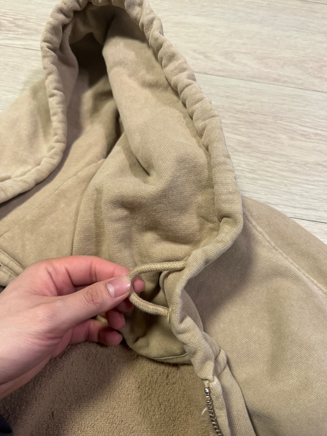 팔라스 24ss 피그먼트 워시 후드집업 상품이미지5