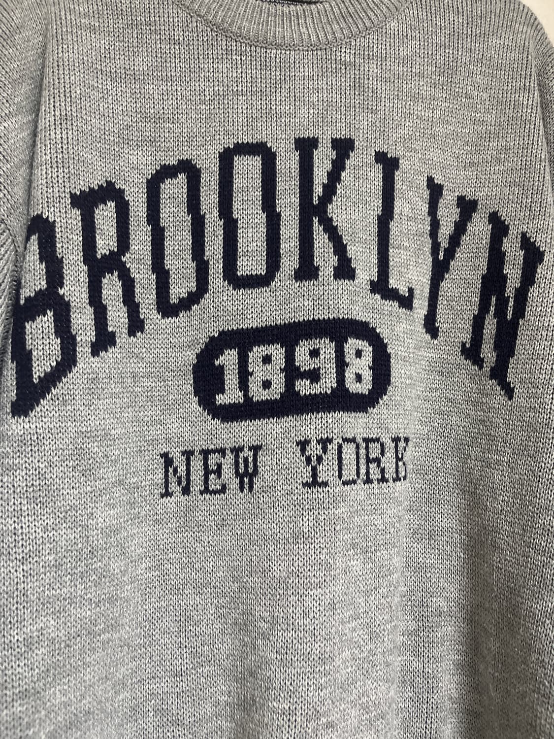 빈티지 그레이 니트 상품이미지2