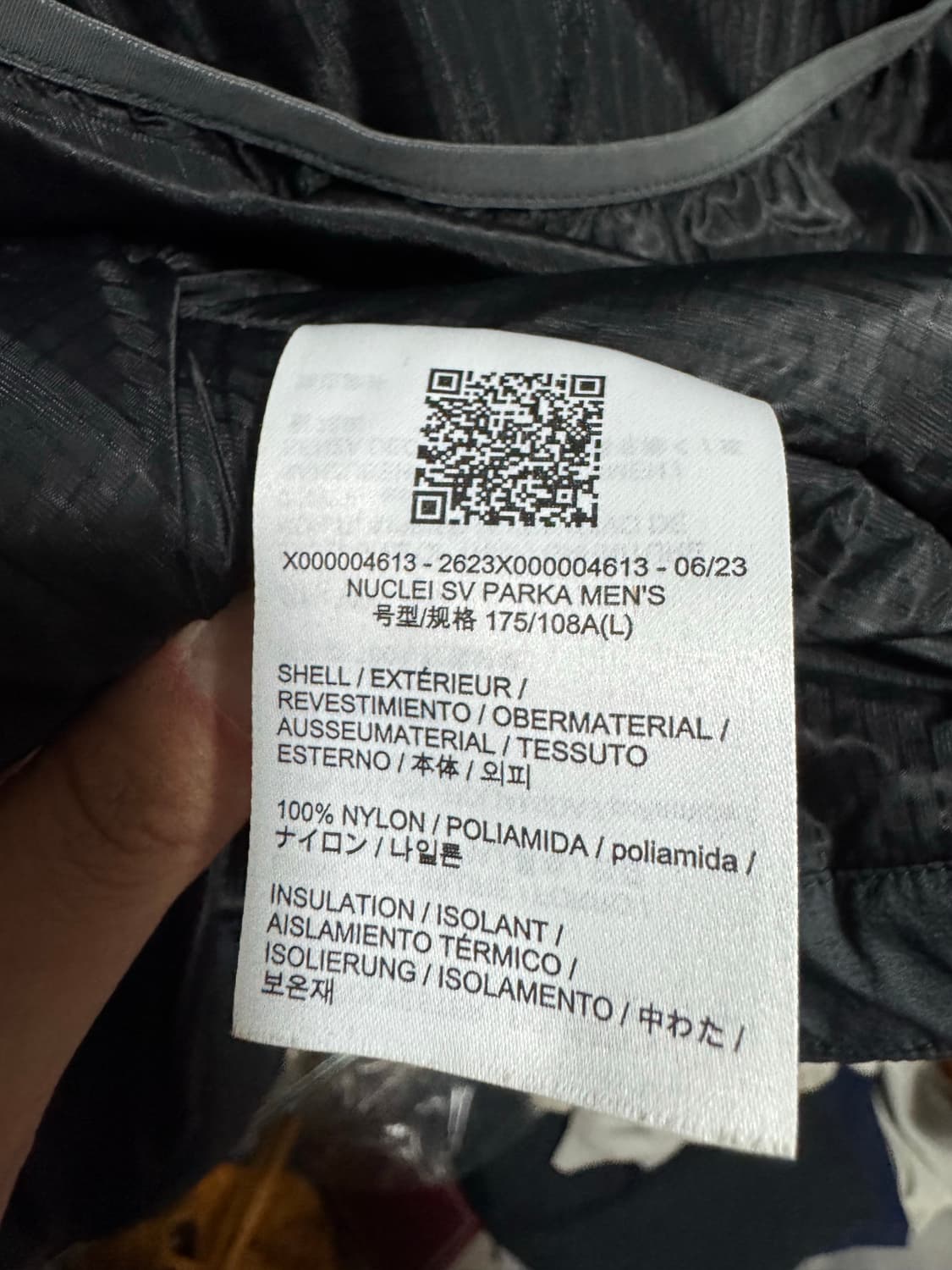 아크테릭스 누클리아이 SV 파카 그래파이트 상품이미지6