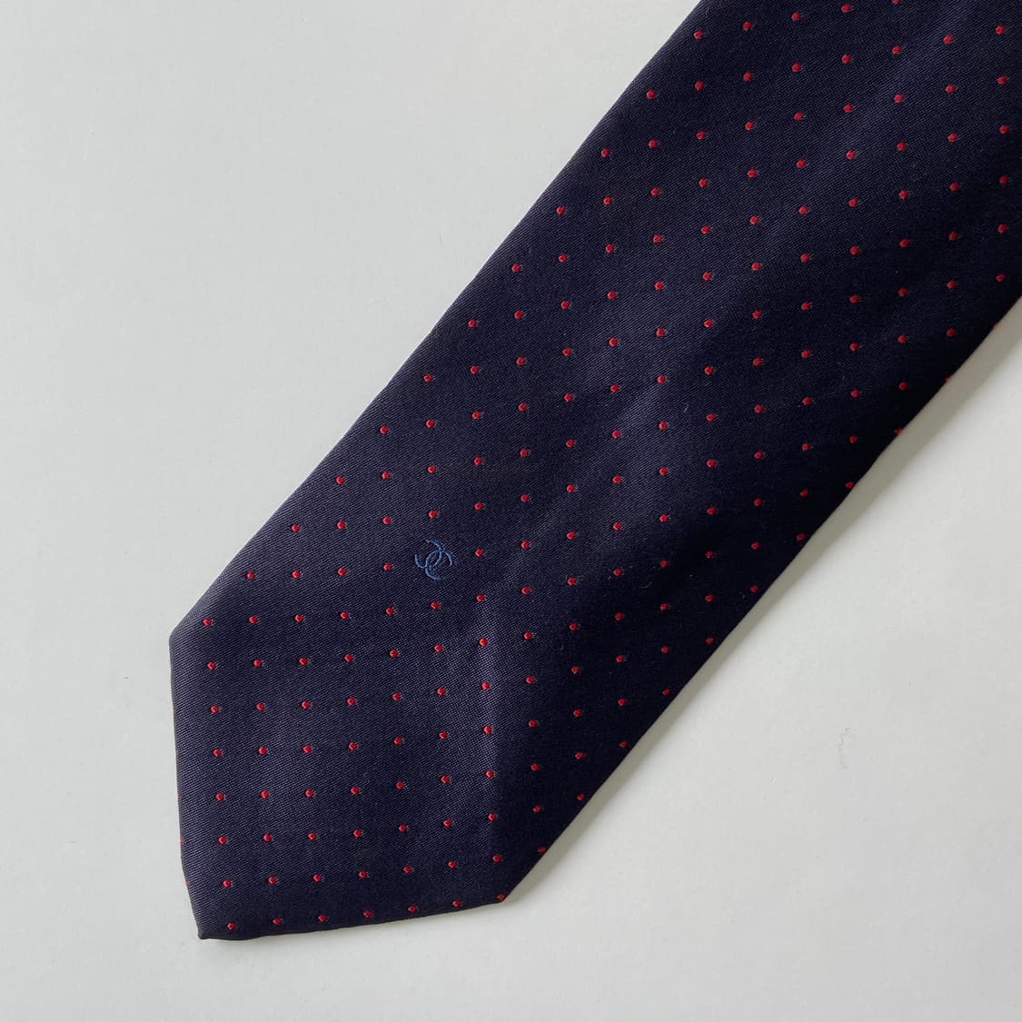 샤넬(CHANEL) 심플로고  명품 정품 넥타이 상품이미지5