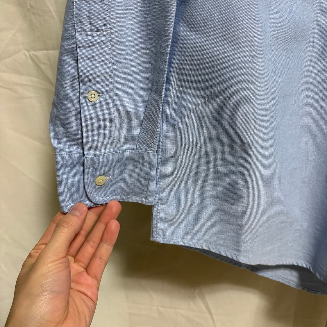 폴로 랄프로렌 야머스핏 옥스포드 셔츠 / 소라, L 상품이미지6