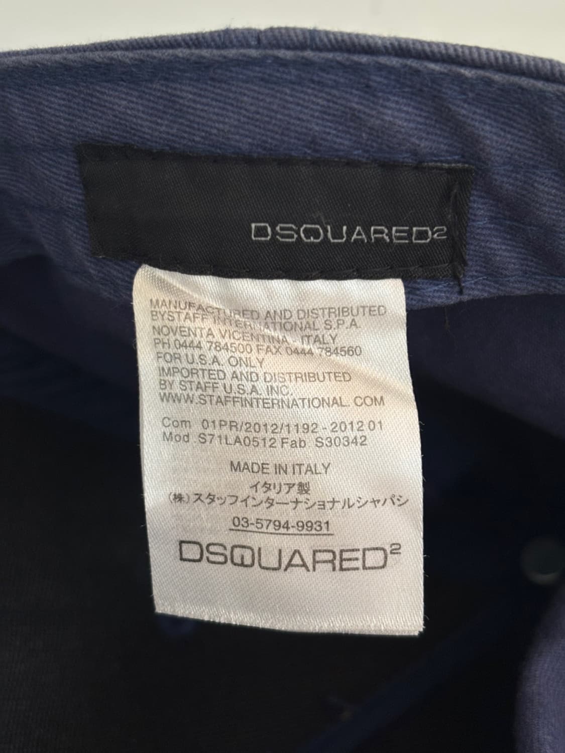 Vintage Dsquared2 Ball Cap 상품이미지7