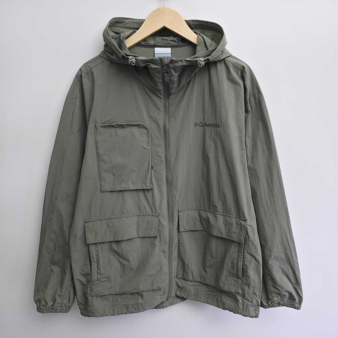 [L] 컬럼비아 경량 바람막이 카키 상품이미지1
