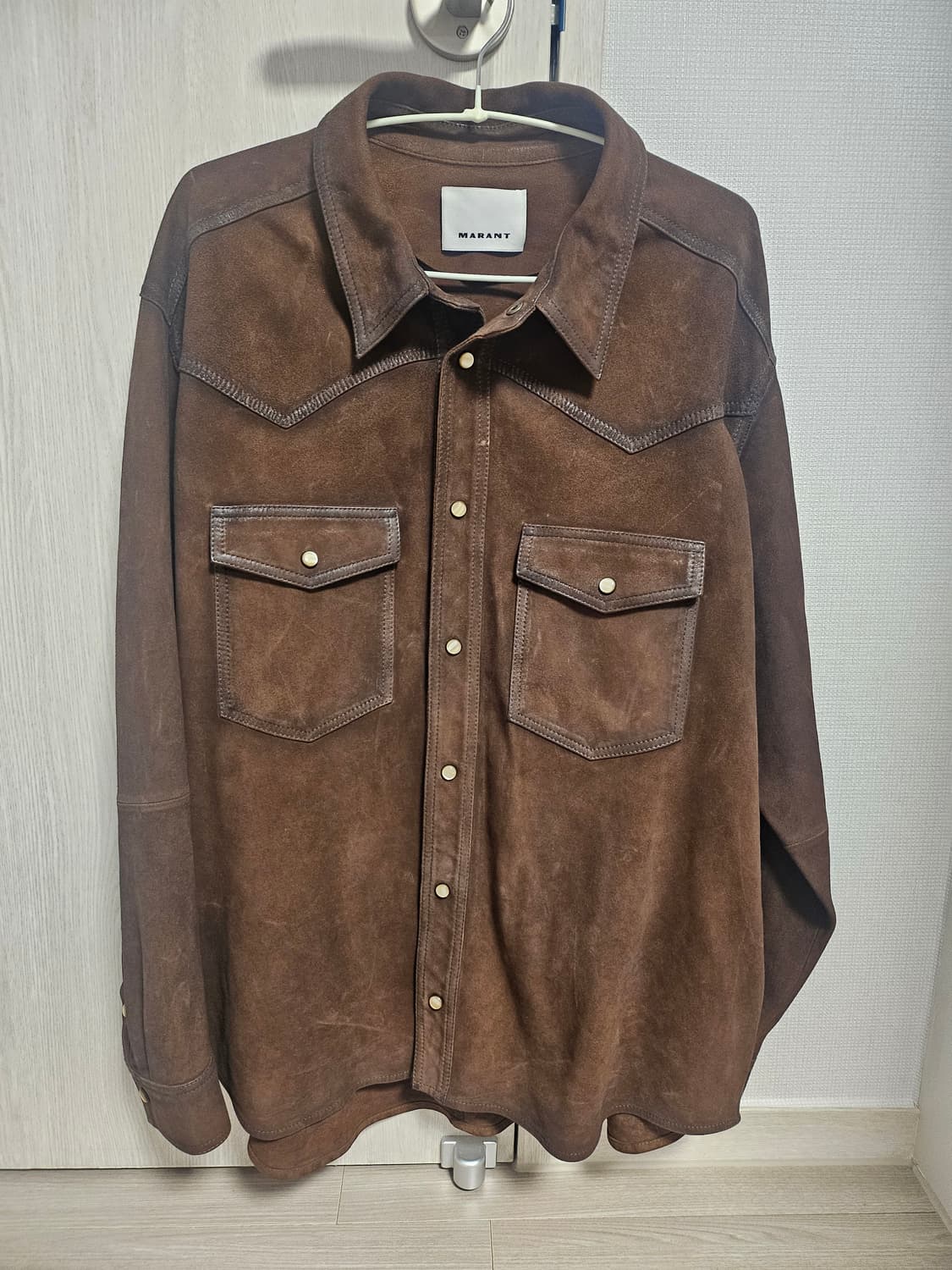 이자벨마랑 아드리안 스웨이드셔츠 상품이미지3