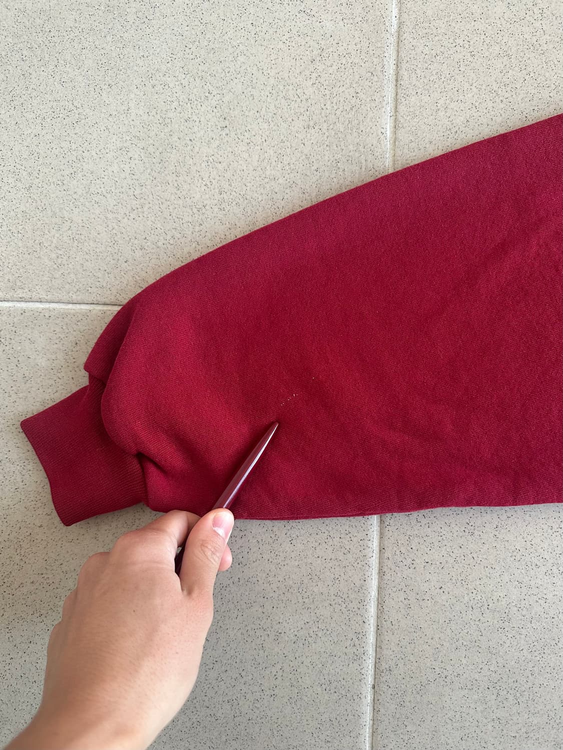 00s 빈티지 러셀 후드 레드 XL 상품이미지6