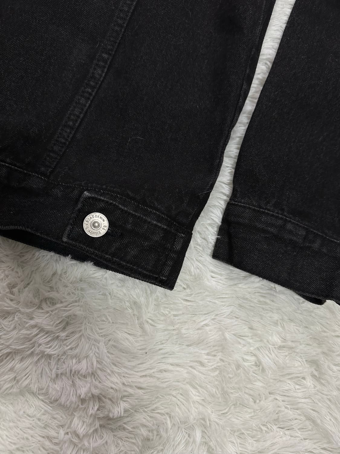 86road Washing denim jacket (Black) M 상품이미지6