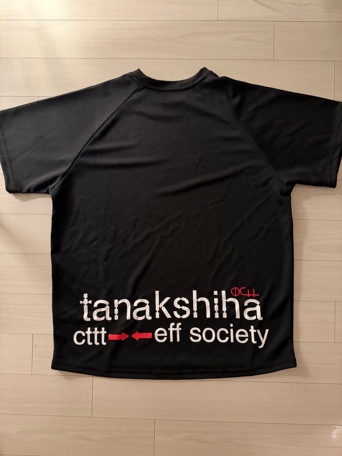 컨텐트먼트 러닝 티 TANAKSHIHA Tee BLACK (L) 상품이미지2