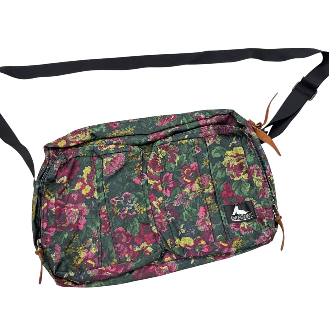 그레고리 구로고 로즈 플라워 포켓 크로스백 가방 상품이미지2