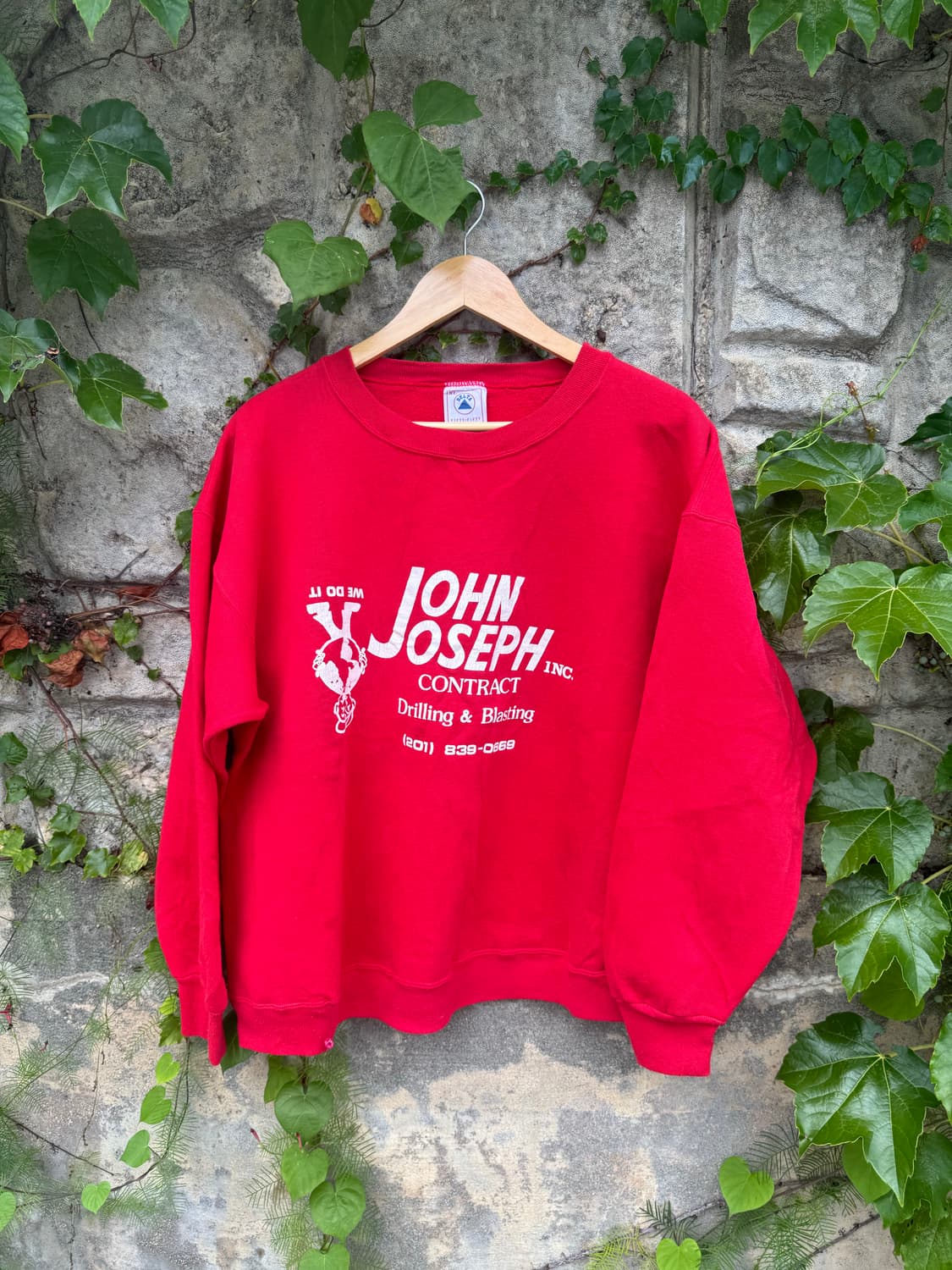 90s delta made in usa 50/50 프린팅 맨투맨 스웻셔츠 상품이미지1