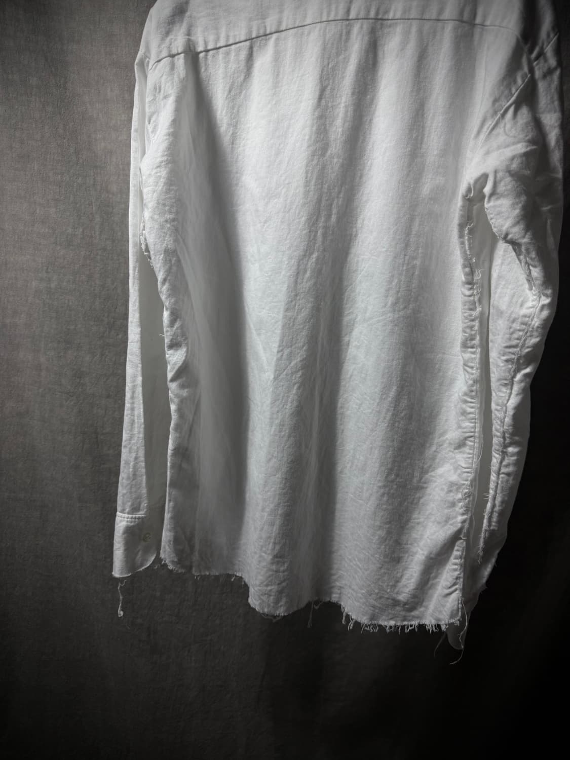 Elena Dawson Raw Edge Band Collar Shirt  상품이미지9