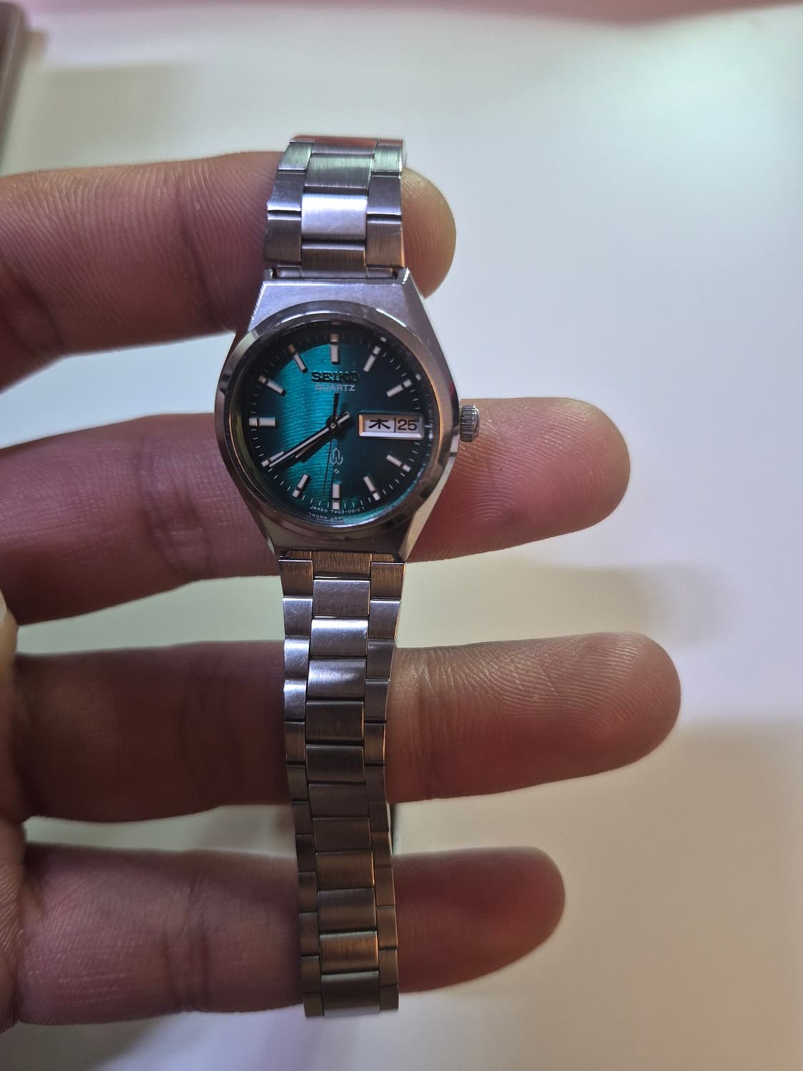 빈티지 세이코(SEIKO) 쿼츠 7903-0010 (그린 다이얼) 상품이미지3