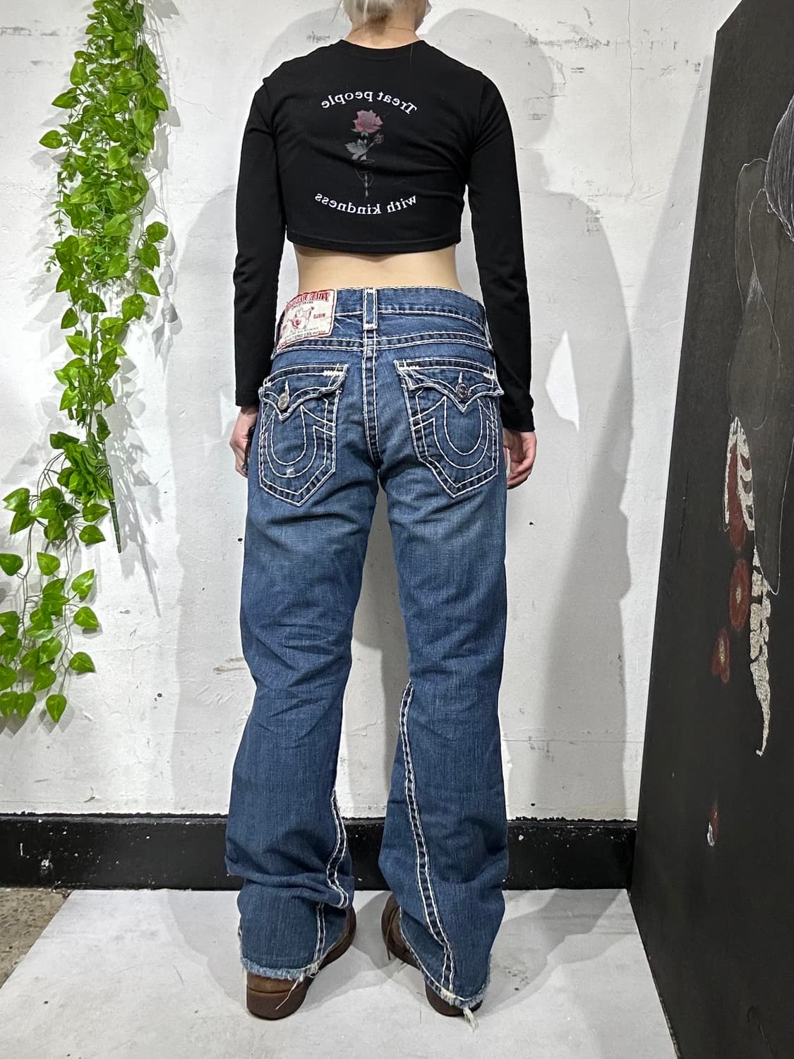 트루 릴리전 Joey Super 중청 T 부츠컷 데님 팬츠 청바지 29 상품이미지1