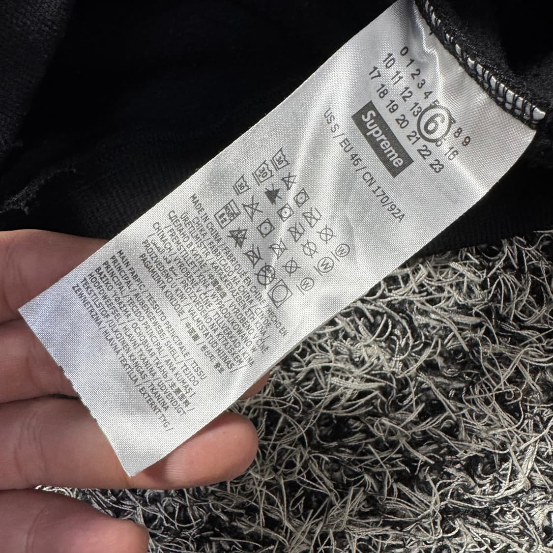 슈프림 x 메종 마르지엘라 24ss 후드집업 상품이미지8