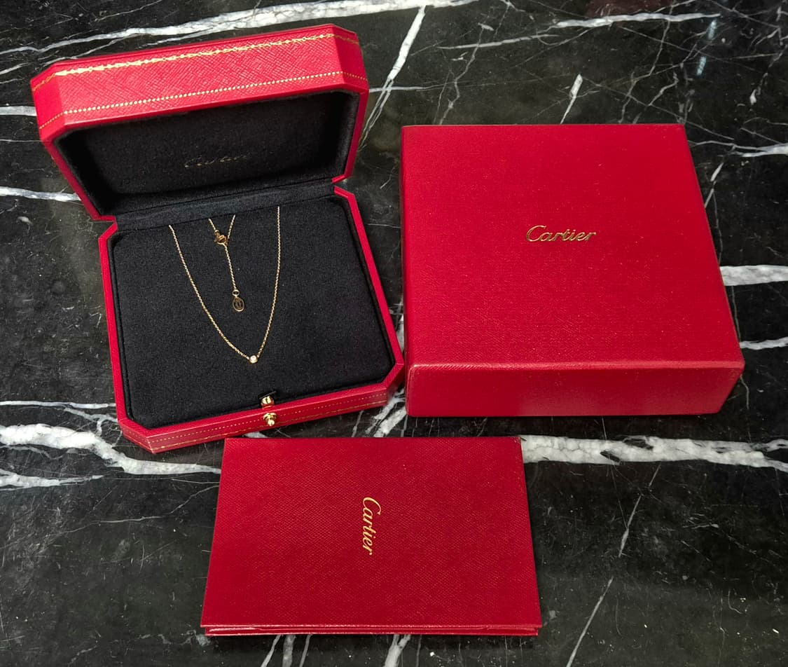 (미사용) 까르띠에 다무르 네크리스 핑크골드 미니 xs 상품이미지6