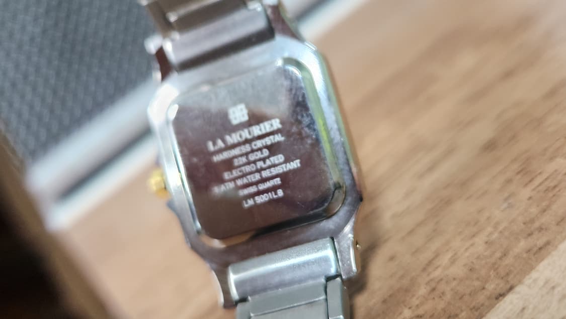 #LA MURIER 산토스 오마주 22k 골드 콤비 여성명품시계  급처 상품이미지10