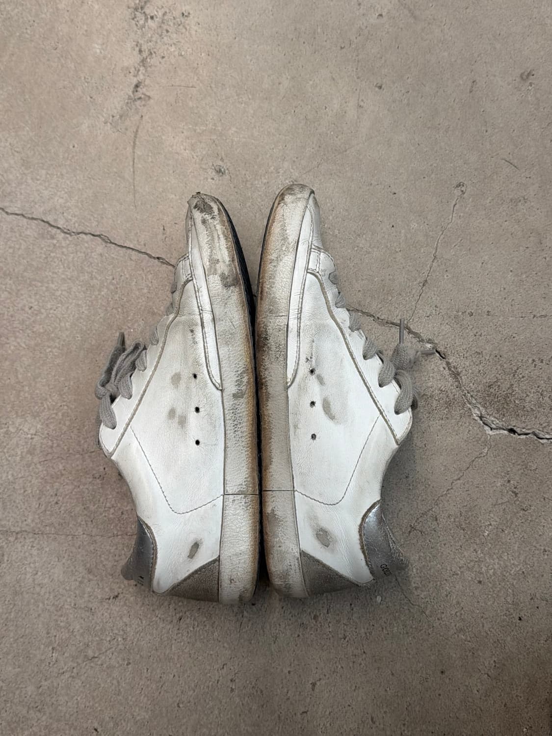 [정품] 골든구스 슈퍼스타 스니커즈 실버탭 36 상품이미지2