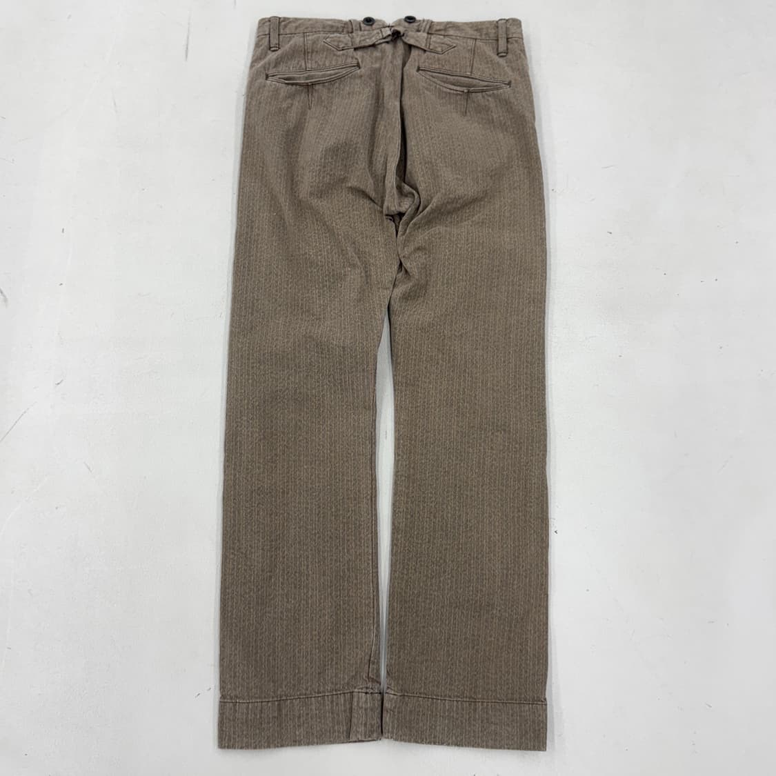 RRL 더블알엘 스트라이프 스트레이트 코튼 팬츠 상품이미지3