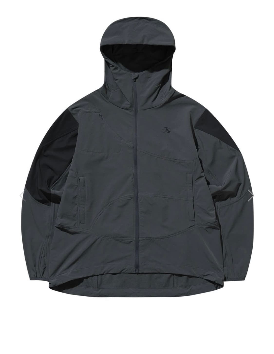 산산기어 insulation hoodie jacket grey 바람막이 상품이미지1