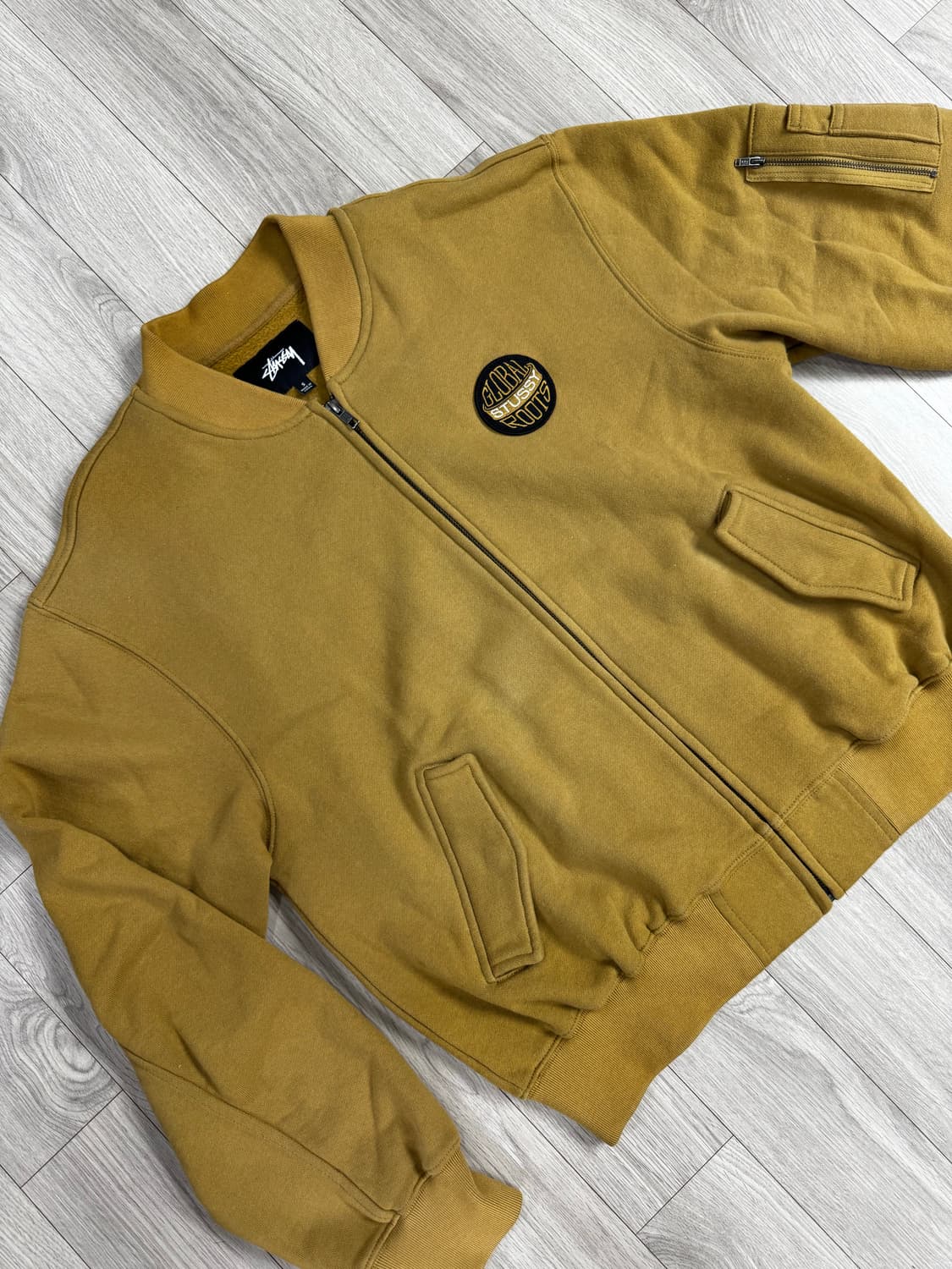 스투시 머스타드 블루종 자켓 상품이미지5