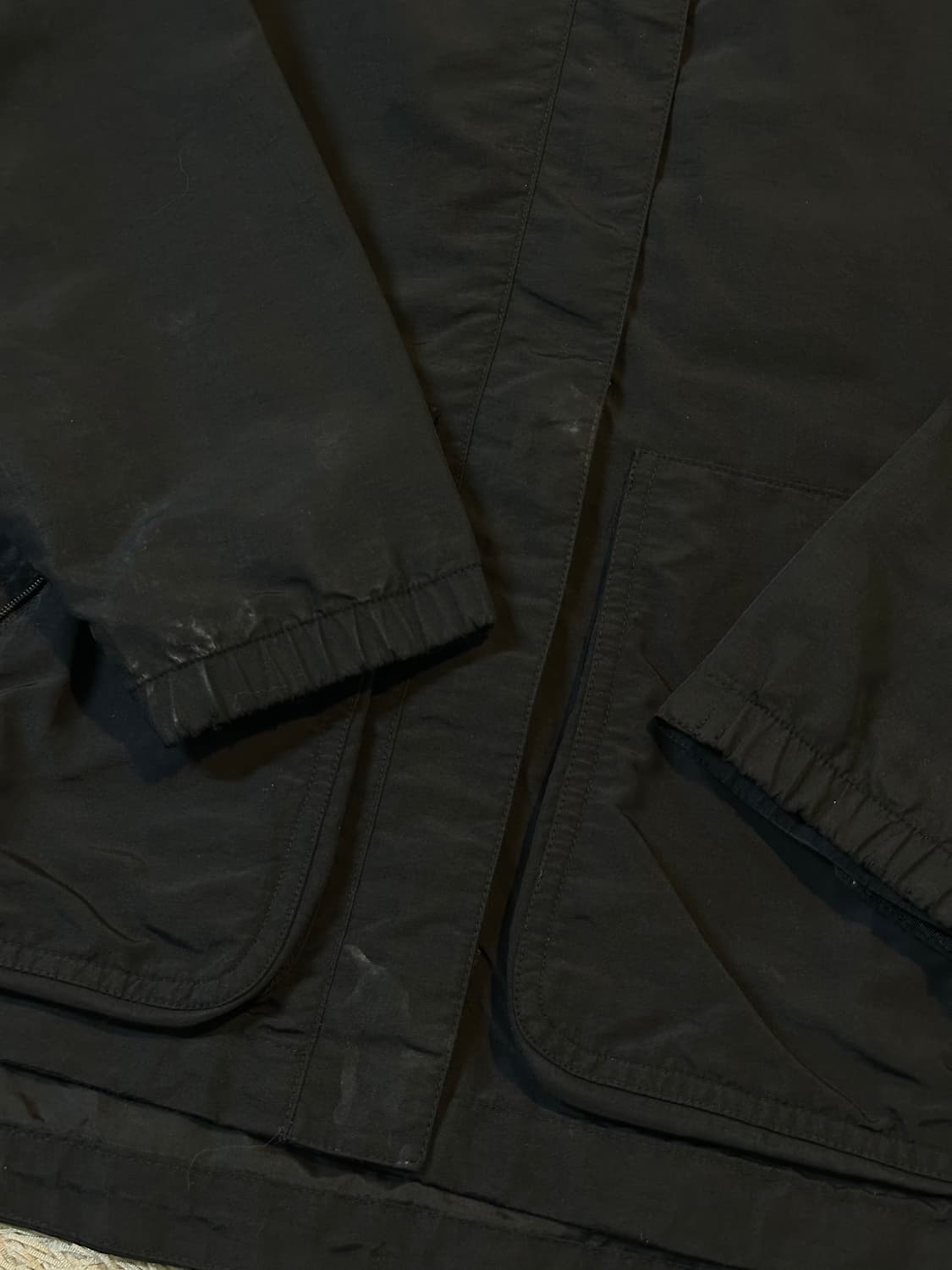 노스페이스 나일론 후드 바람막이 자켓 블랙 상품이미지5