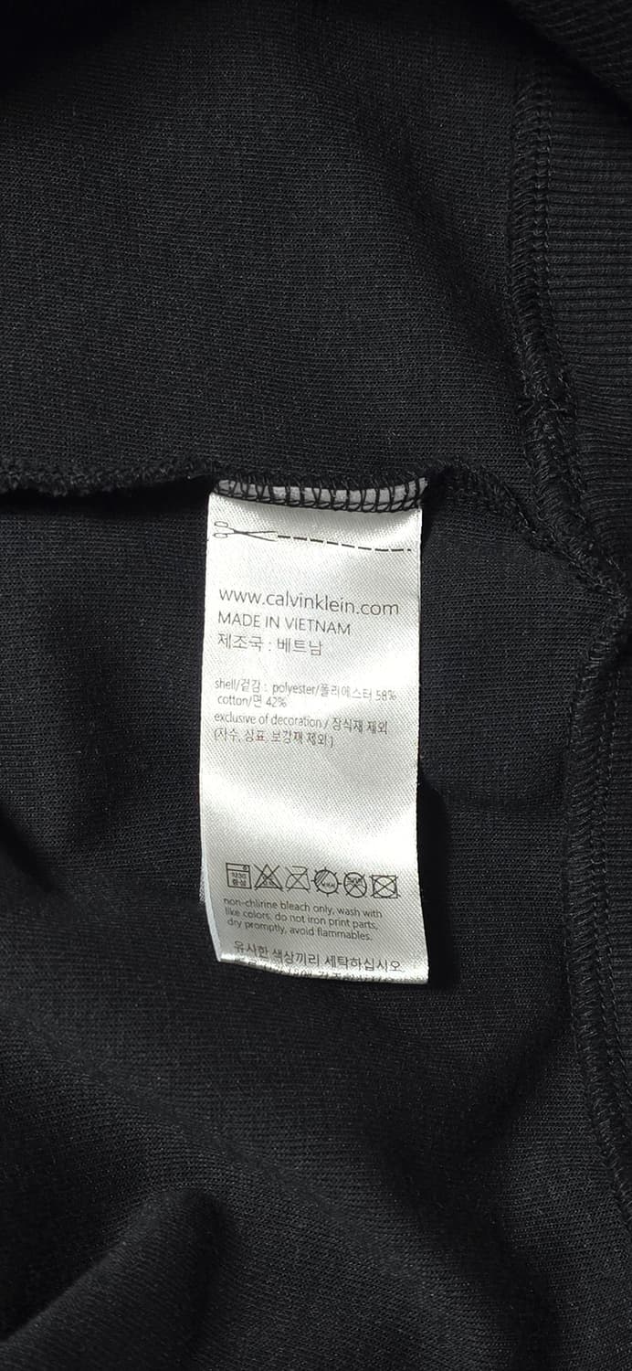 캘빈클라인 퍼포먼스 후드티 블랙 XL 상품이미지4