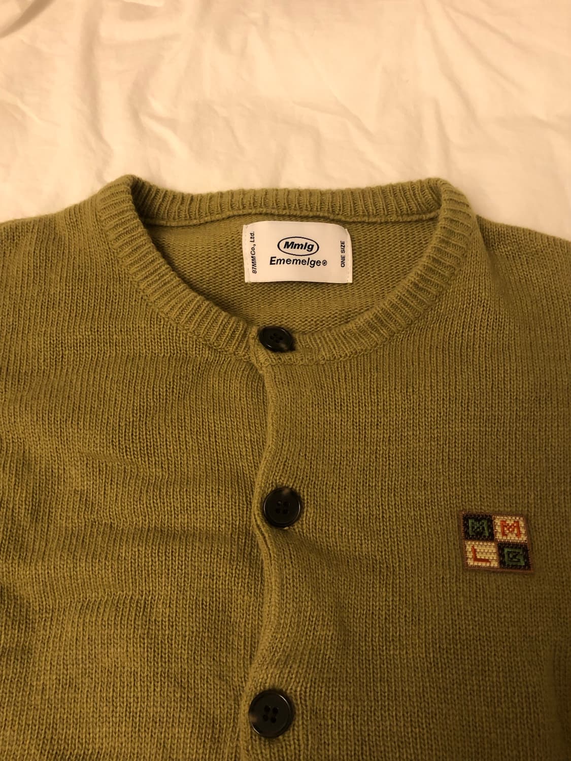 mmlg 올리브 가디건 (os) 상품이미지2