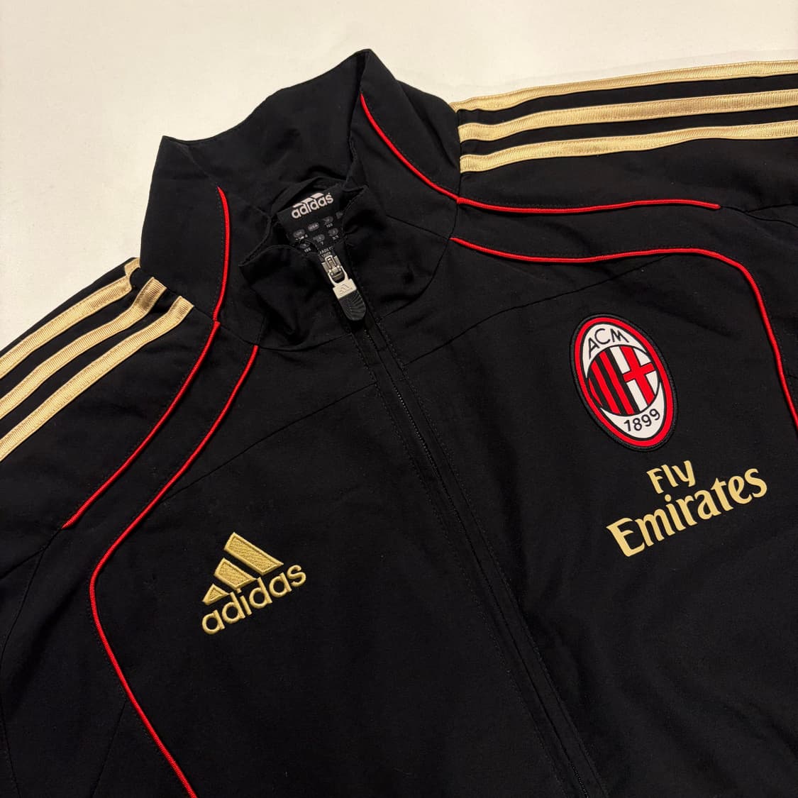 [XL] 10s 아디다스 AC밀란 블랙 트랙탑 자켓 B623 상품이미지3