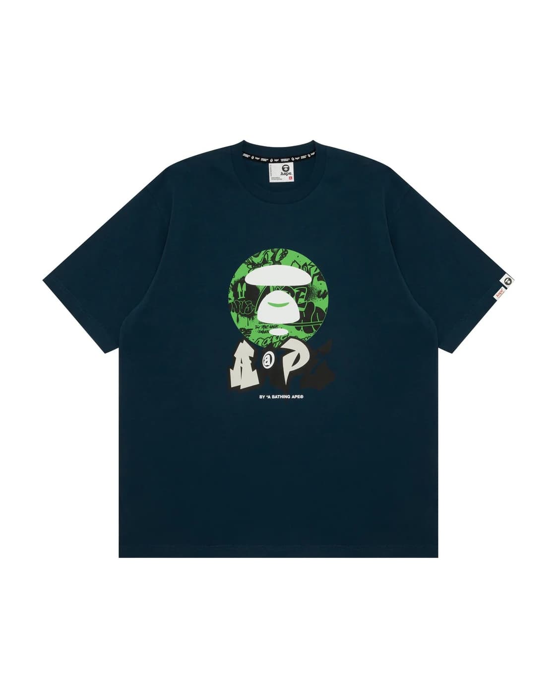 AAPE A bathing Ape 에이프 반팔 티셔츠 네이비 상품이미지1