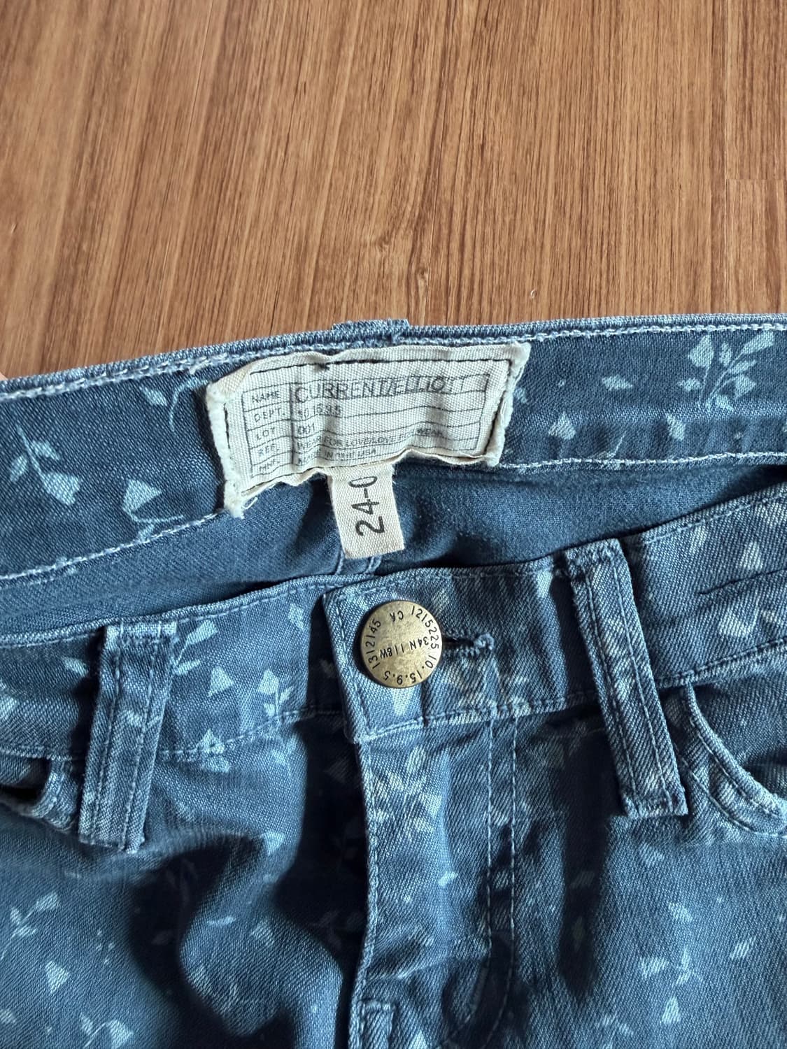 커렌트엘리엇 스틸레토 진 플로럴  상품이미지5