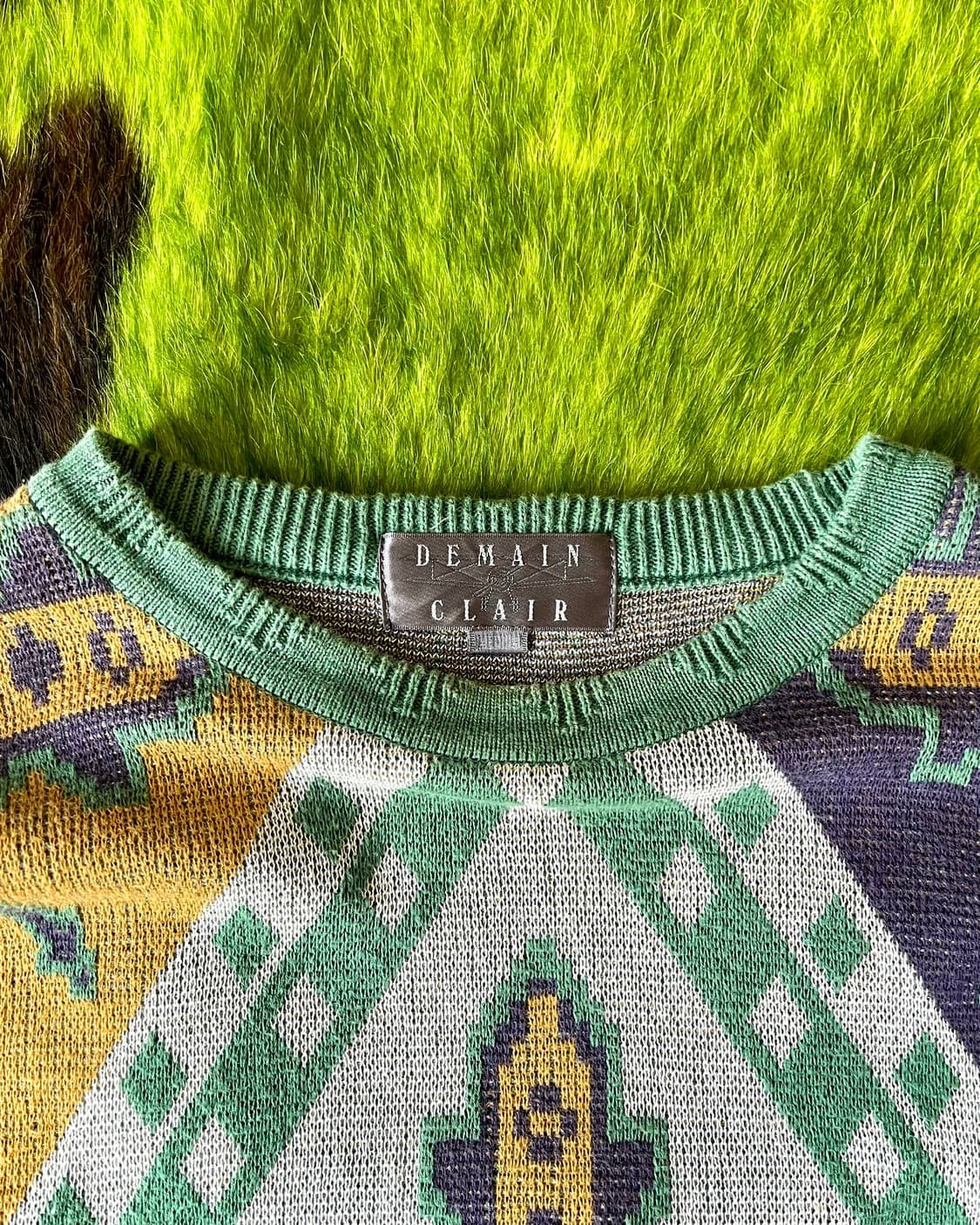 DEMAIN CLAIR Antique Old Knit Sweater 상품이미지4