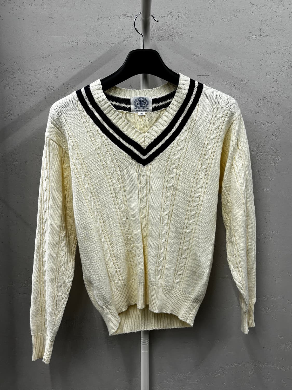 J.PRESS 케이블 브이넥 니트 상품이미지2